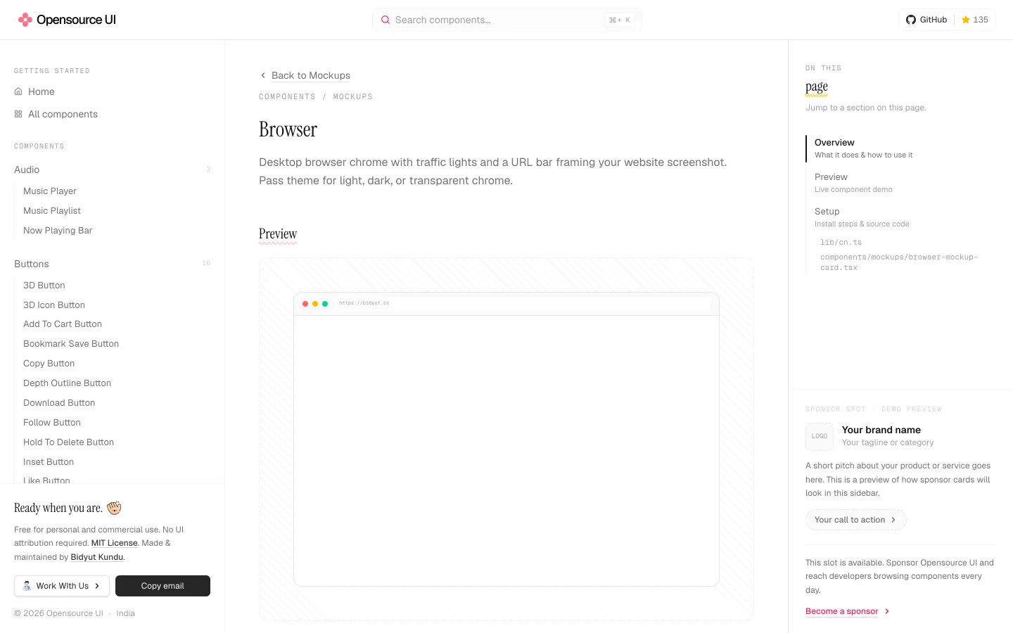 Browser: a moldura de navegador que transforma print de página em peça de apresentação